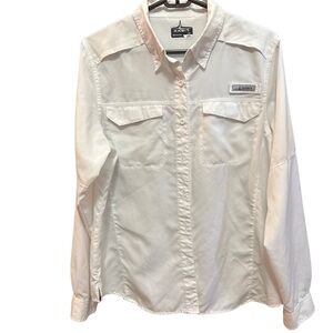 Habit White Fishing Shirt for Men